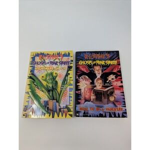 R.L. STINE'S GHOSTS OF FEAR STREET LOT OF 2  1996 MINSTREL Excellent condition
